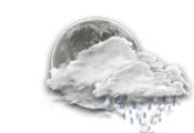 Nubosidad moderada con posibles chubascos con lluvia y nieve