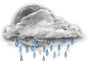 Cielo mayormente nublado con posibles con lluvias