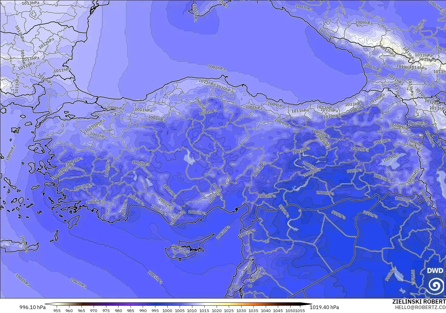 ICON modelo - Turquía, Presión