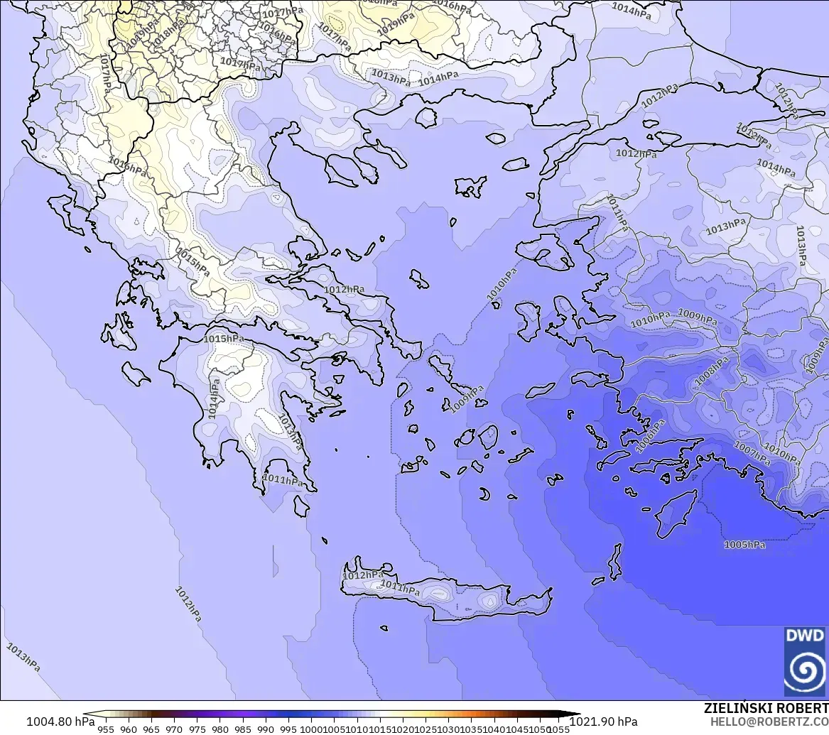 ICON modelo - Grecia, Presión
